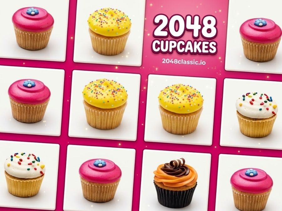 play game 2048 cupcakes free online