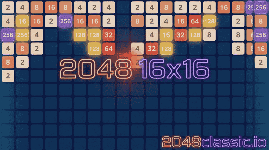 play game 2048 16x16 free online