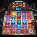 2048 5x5 &ndash; Merge numbers on a larger grid