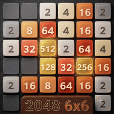 2048 6x6 – Merge numbers smartly and conquer 2048!