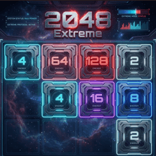 2048 Extreme: Conquer the numbers and break records!