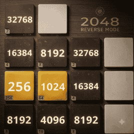 Play 2048 Reverse Mode free at 2048classic.io