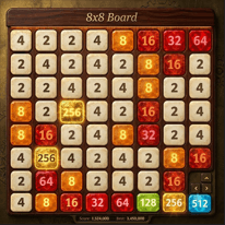 8x8 Board &ndash; Conquer large numbers on an 8x8 board