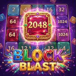 Block Blast 2048: Merge colorful number blocks!