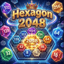 2048 Hexagon: A number-merging challenge on a hexagonal grid